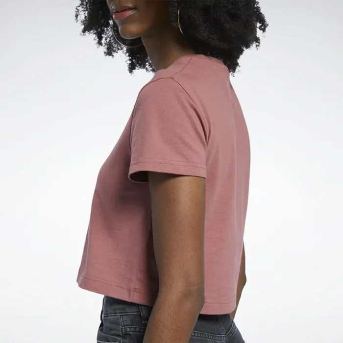 TShirts and Graphic Tees Womens Reebok Classics Foundation Big Logo TShirt Mysterious Rose