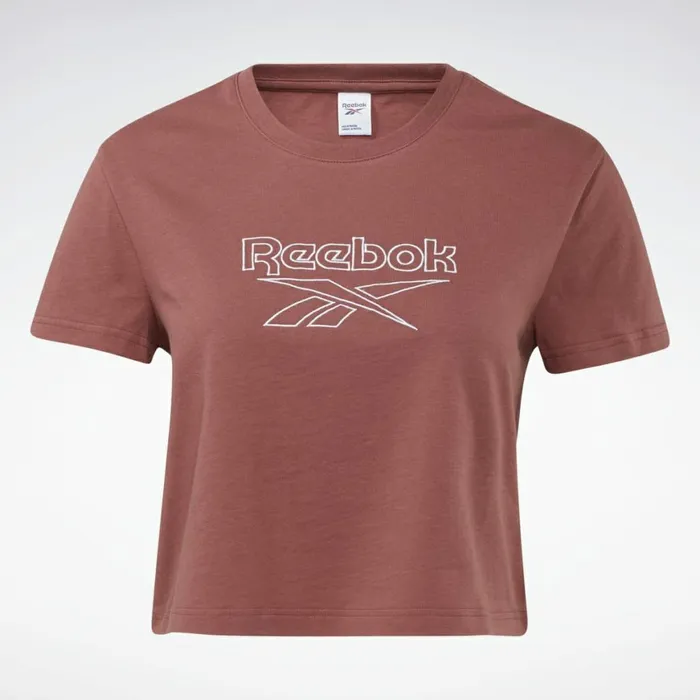 TShirts and Graphic Tees Womens Reebok Classics Foundation Big Logo TShirt Mysterious Rose