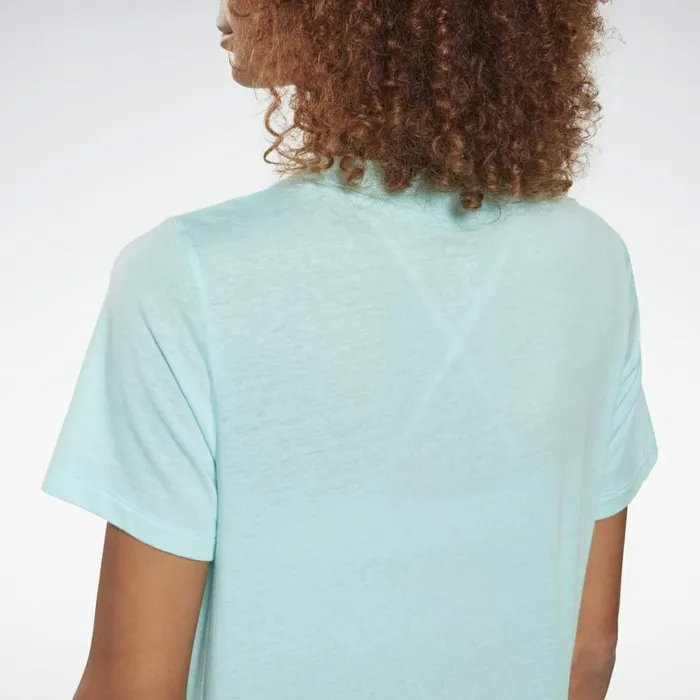 TShirts and Graphic Tees Womens Reebok Identity Logo TShirt Digital Glow