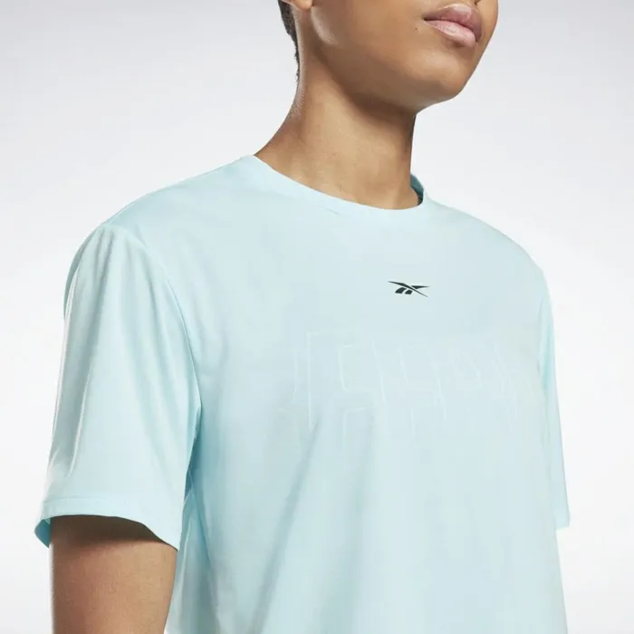 TShirts and Graphic Tees Womens Reebok United By Fitness Perforated TShirt Digital Glow