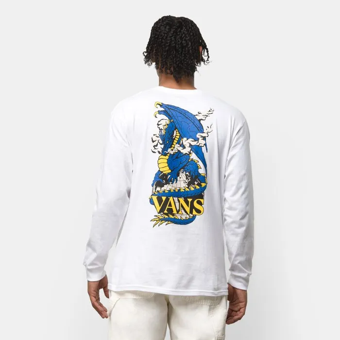 TShirts and Tanks Men Vans Seismic Activity Long Sleeve TShirt White TShirts and Tanks Men Vans Seismic Activity Long Sleeve TShirt White