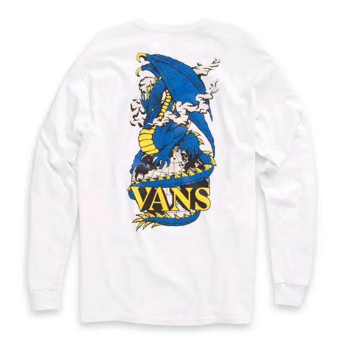 TShirts and Tanks Men Vans Seismic Activity Long Sleeve TShirt White TShirts and Tanks Men Vans Seismic Activity Long Sleeve TShirt White