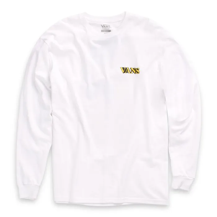 TShirts and Tanks Men Vans Seismic Activity Long Sleeve TShirt White TShirts and Tanks Men Vans Seismic Activity Long Sleeve TShirt White