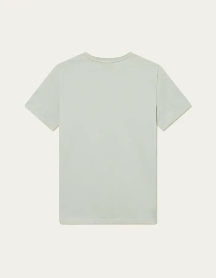 Tshirts Men Les Deux Norregaard Tonal TShirt 8211 Smoke Green