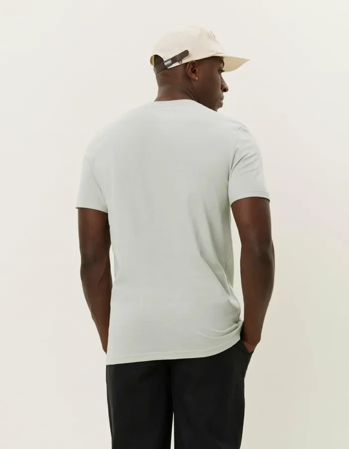 Tshirts Men Les Deux Norregaard Tonal TShirt 8211 Smoke Green