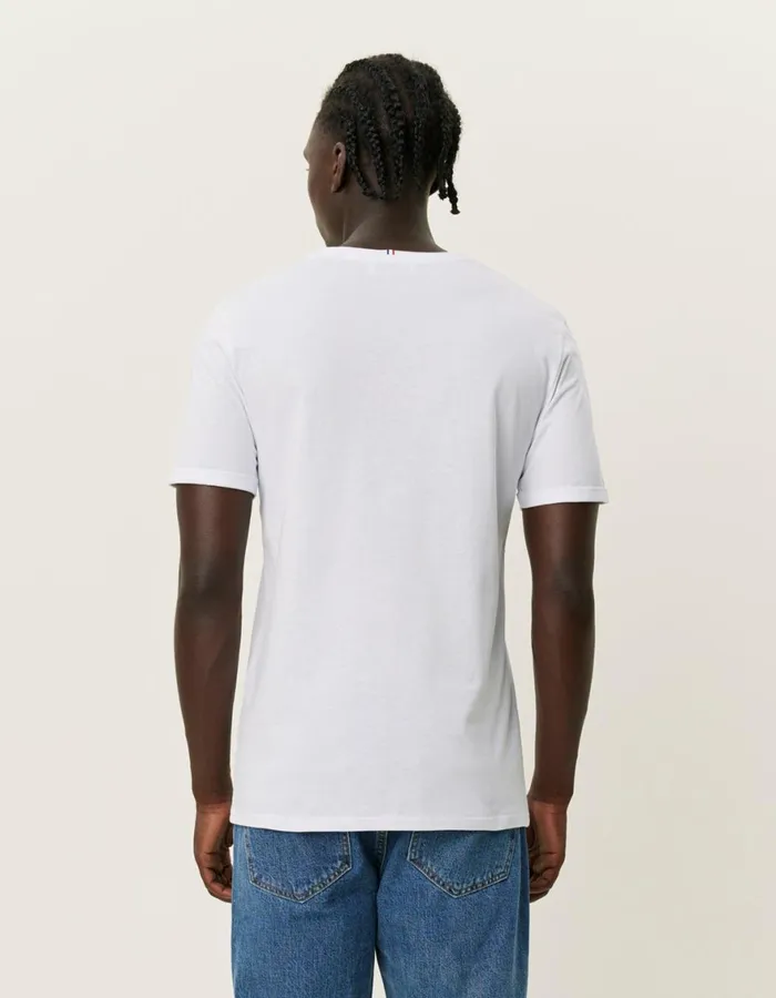 Tshirts Men Les Deux Piece TShirt SMU 8211 WhiteCharcoal Tshirts Men Les Deux Piece TShirt SMU 8211 WhiteCharcoal