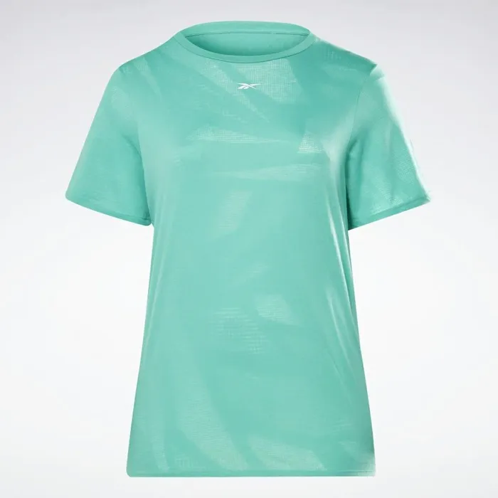 Tank Tops Womens Reebok Burnout TShirt Plus Size Future Teal