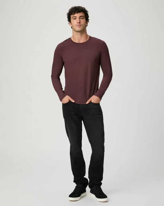 Tees Men PAIGE Enzo Tee 8211 Midnight Bordeaux Tees Men PAIGE Enzo Tee 8211 Midnight Bordeaux