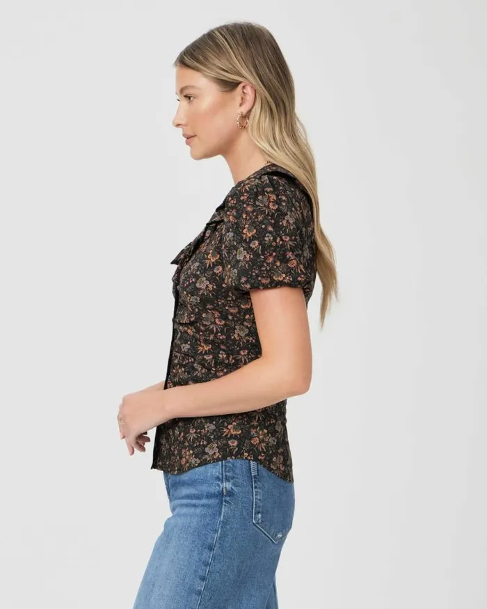 Tops and Blouses Women PAIGE Adara Top 8211 Black Multi Tops and Blouses Women PAIGE Adara Top 8211 Black Multi
