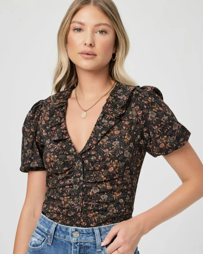 Tops and Blouses Women PAIGE Adara Top 8211 Black Multi Tops and Blouses Women PAIGE Adara Top 8211 Black Multi