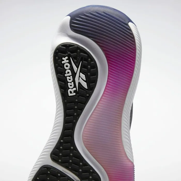 Training Shoes Womens Reebok HIIT Shoes Gravity Grey Black Proud Pink