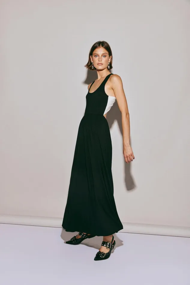 VRG GRL MidiMaxi Dresses Lena Maxi Dress Black 8211 Women