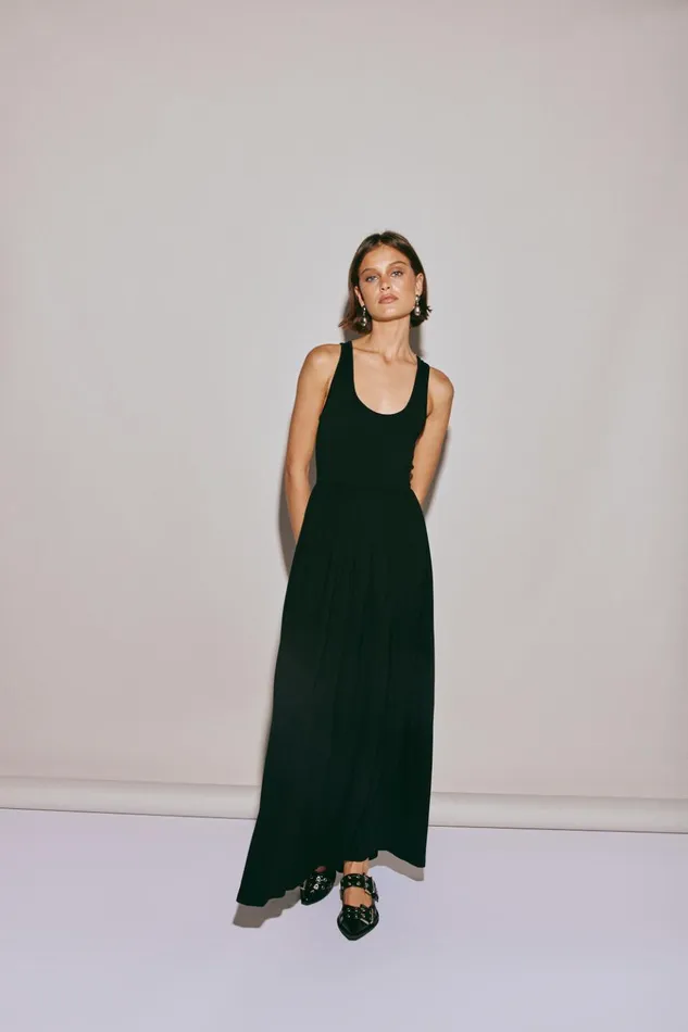 VRG GRL MidiMaxi Dresses Lena Maxi Dress Black 8211 Women