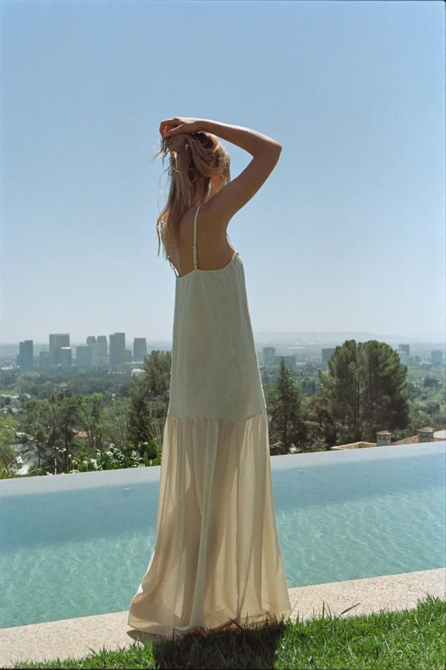 VRG GRL MidiMaxi Dresses Nora Maxi Dress Natural 8211 Women