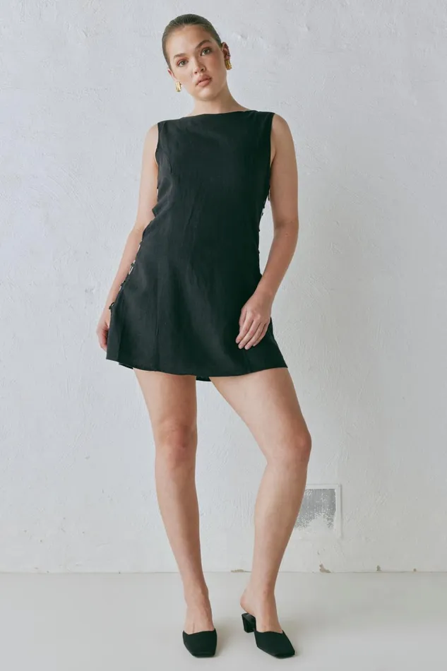 VRG GRL Mini Dresses Discoteca Mini Dress Black 8211 Women VRG GRL Mini Dresses Discoteca Mini Dress Black 8211 Women