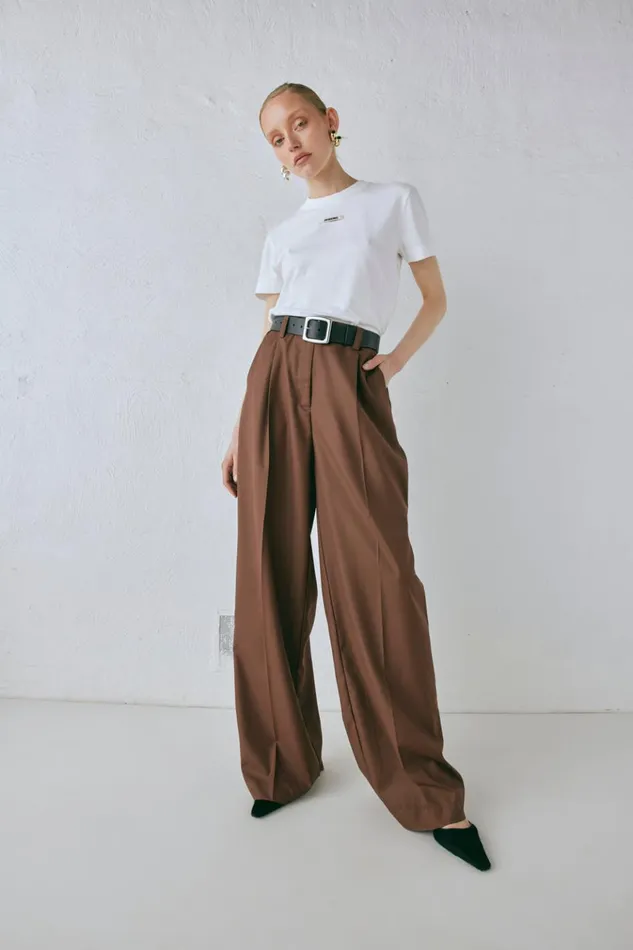VRG GRL Pants Zola Pants Chocolate 8211 Women