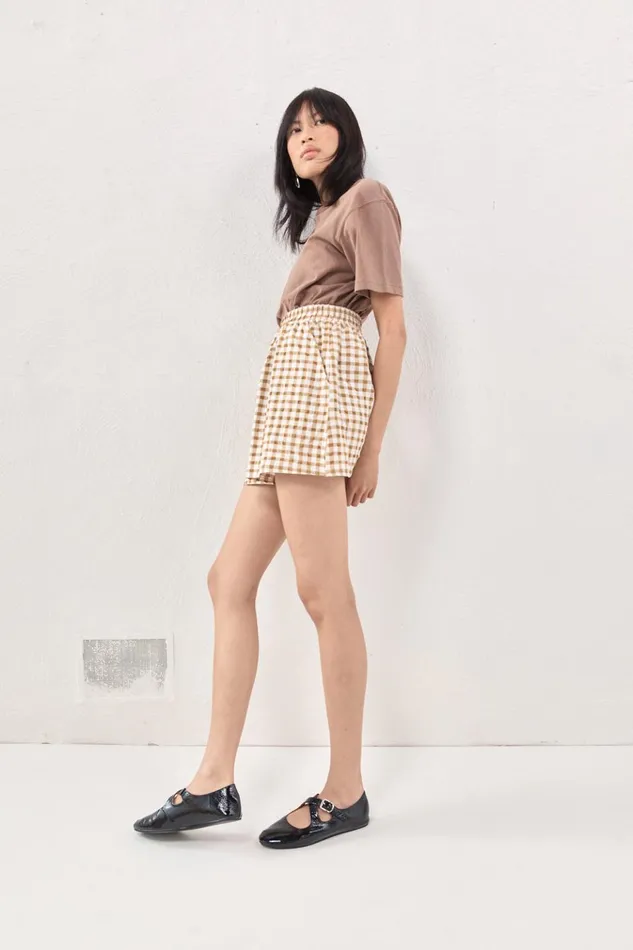 VRG GRL Sets The Sea and I Shorts Honey 8211 Women VRG GRL Sets The Sea and I Shorts Honey 8211 Women