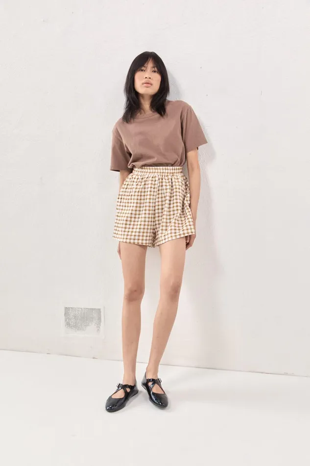 VRG GRL Sets The Sea and I Shorts Honey 8211 Women VRG GRL Sets The Sea and I Shorts Honey 8211 Women