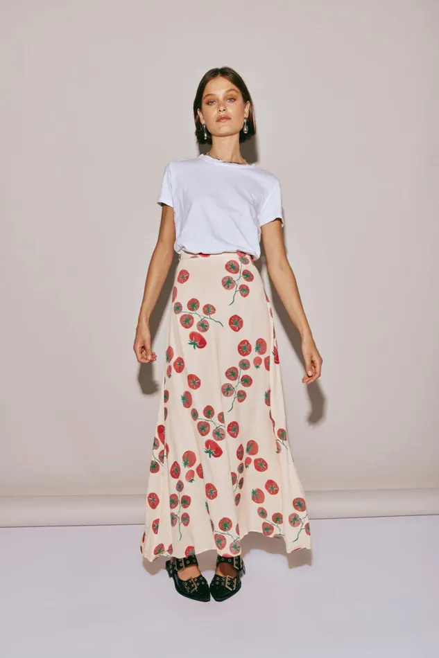 VRG GRL Skirts Brie Midi Skirt Roma 8211 Women