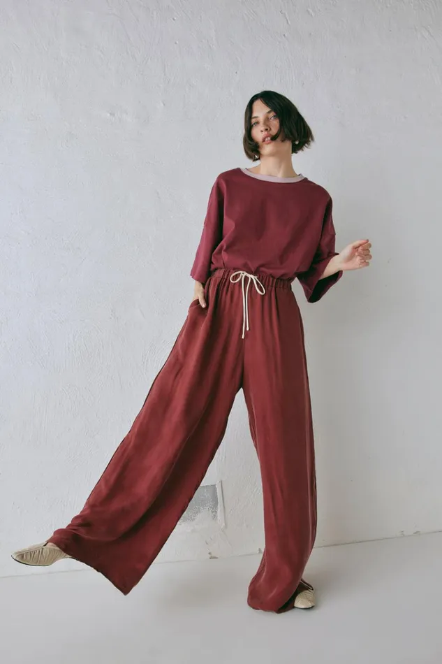 VRG GRL TShirts Willow Tee Wine 8211 Women