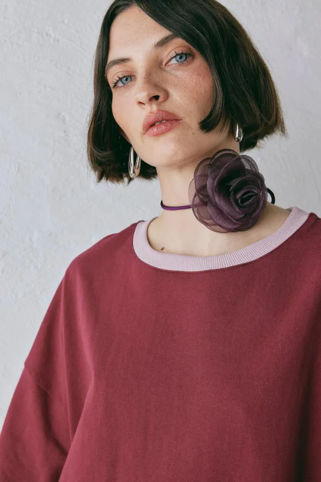 VRG GRL TShirts Willow Tee Wine 8211 Women