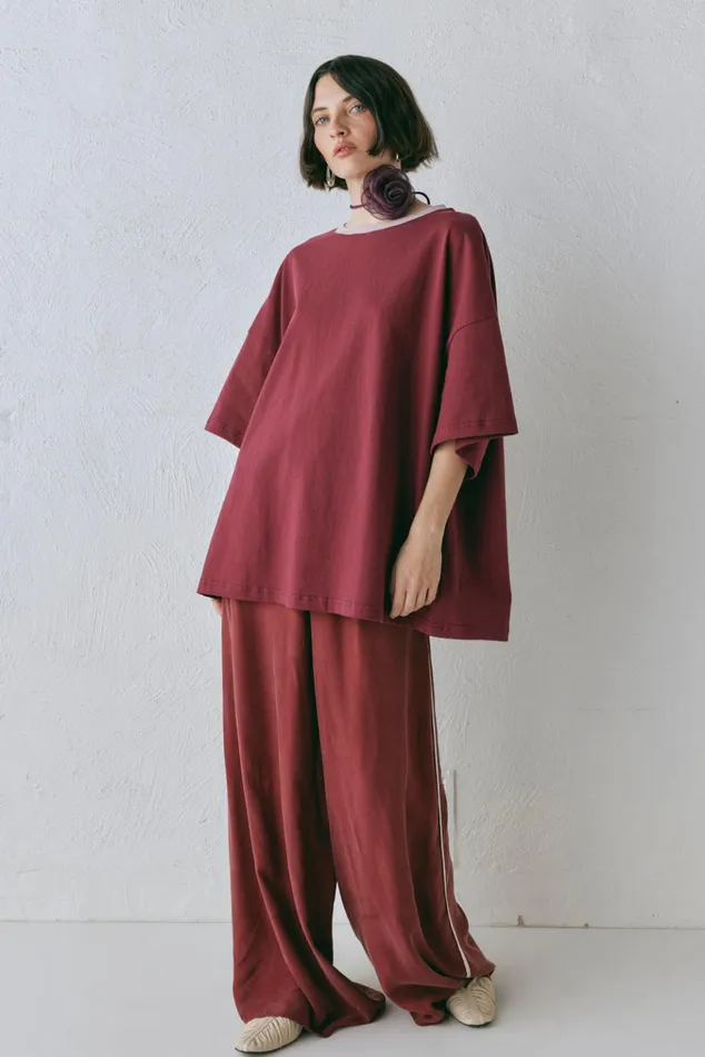 VRG GRL TShirts Willow Tee Wine 8211 Women