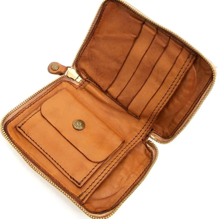 Wallets And Small Leather Accessories Women Campomaggi Bella Di Notte Cognac Wallets And Small Leather Accessories Women Campomaggi Bella Di Notte Cognac