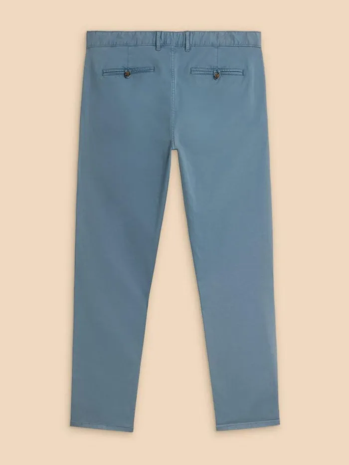 White Stuff CHINOS Sutton Organic Chino Trouser Mid Blue 8211 Men White Stuff CHINOS Sutton Organic Chino Trouser Mid Blue 8211 Men