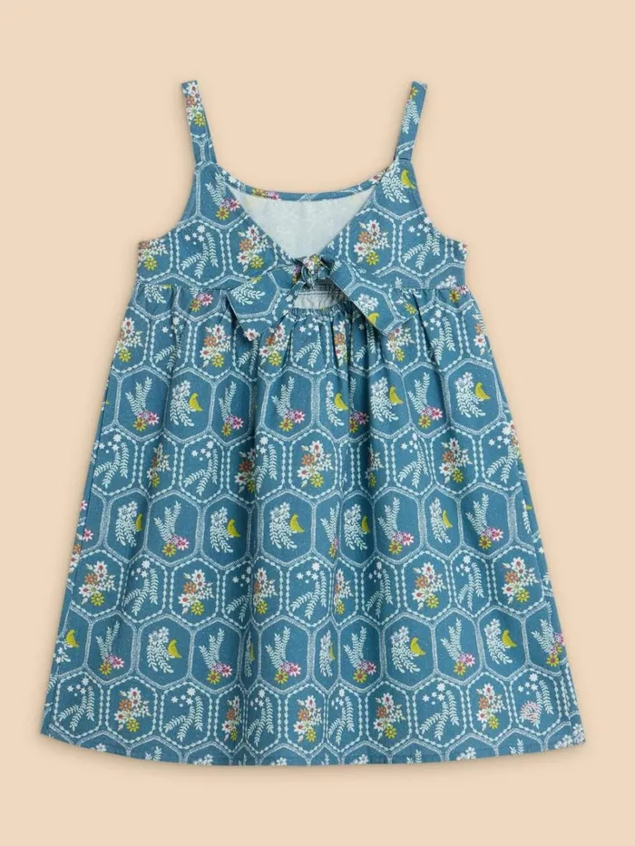 White Stuff DRESSES and SKIRTS Printed Swing Dress Mid Teal 8211 Kids White Stuff DRESSES and SKIRTS Printed Swing Dress Mid Teal 8211 Kids