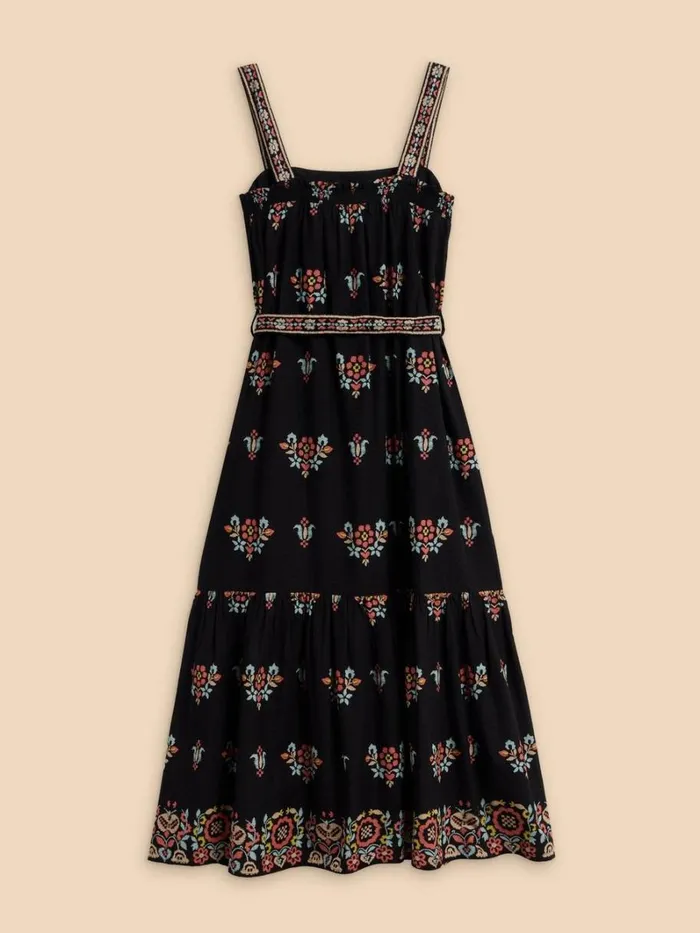 White Stuff DRESSES Fiona Maxi Dress Black Print 8211 Women White Stuff DRESSES Fiona Maxi Dress Black Print 8211 Women