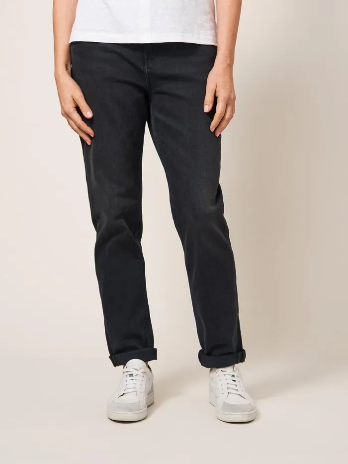 White Stuff JEANS Katy Relaxed Slim Jeans Washed Black 8211 Women
