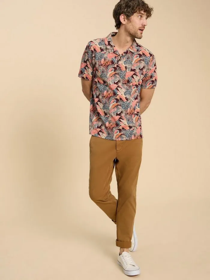 White Stuff POLO SHIRTS Floral Printed Polo Plum Purple Print 8211 Men White Stuff POLO SHIRTS Floral Printed Polo Plum Purple Print 8211 Men