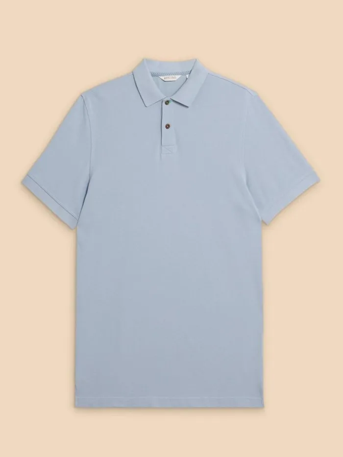 White Stuff POLO SHIRTS Utility Polo Light Blue 8211 Men White Stuff POLO SHIRTS Utility Polo Light Blue 8211 Men