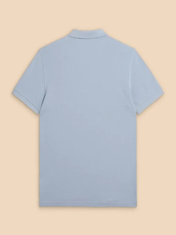 White Stuff POLO SHIRTS Utility Polo Light Blue 8211 Men White Stuff POLO SHIRTS Utility Polo Light Blue 8211 Men