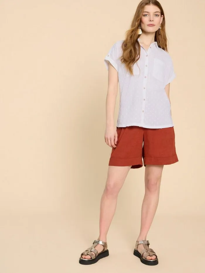 White Stuff SHIRTS and BLOUSES Ellie Organic Cotton Shirt Pale Ivory 8211 Women White Stuff SHIRTS and BLOUSES Ellie Organic Cotton Shirt Pale Ivory 8211 Women