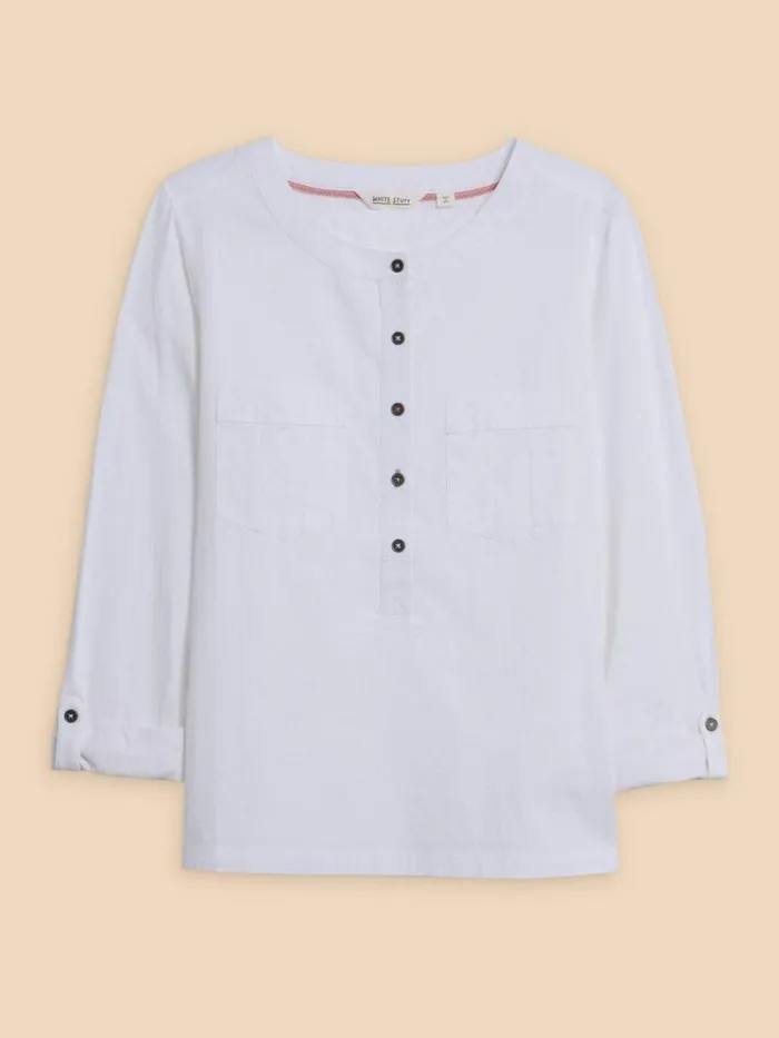 White Stuff SHIRTS and BLOUSES MACLEY MIX SHIRT Pale Ivory 8211 Women White Stuff SHIRTS and BLOUSES MACLEY MIX SHIRT Pale Ivory 8211 Women