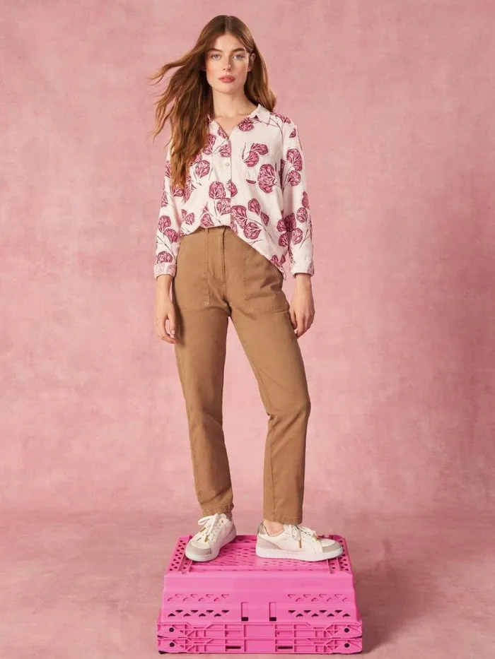 White Stuff SHIRTS and BLOUSES SOPHIE PRINTED ORGANIC SHIRT Ivory Print 8211 Women White Stuff SHIRTS and BLOUSES SOPHIE PRINTED ORGANIC SHIRT Ivory Print 8211 Women