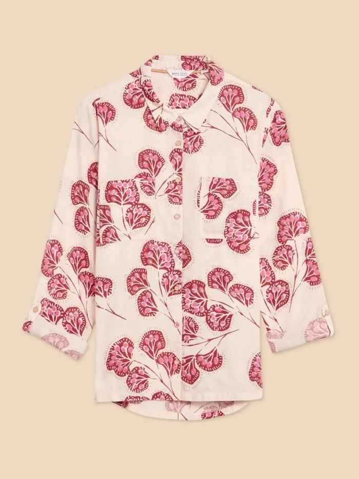 White Stuff SHIRTS and BLOUSES SOPHIE PRINTED ORGANIC SHIRT Ivory Print 8211 Women White Stuff SHIRTS and BLOUSES SOPHIE PRINTED ORGANIC SHIRT Ivory Print 8211 Women