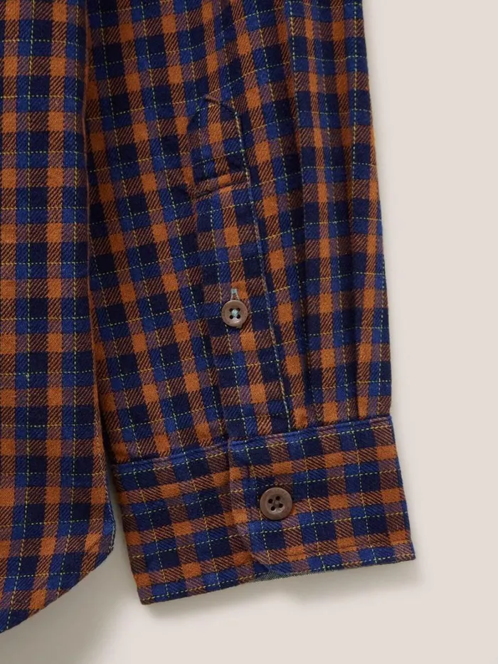 White Stuff SHIRTS Checked Twill Shirt Dark Navy 8211 Men White Stuff SHIRTS Checked Twill Shirt Dark Navy 8211 Men