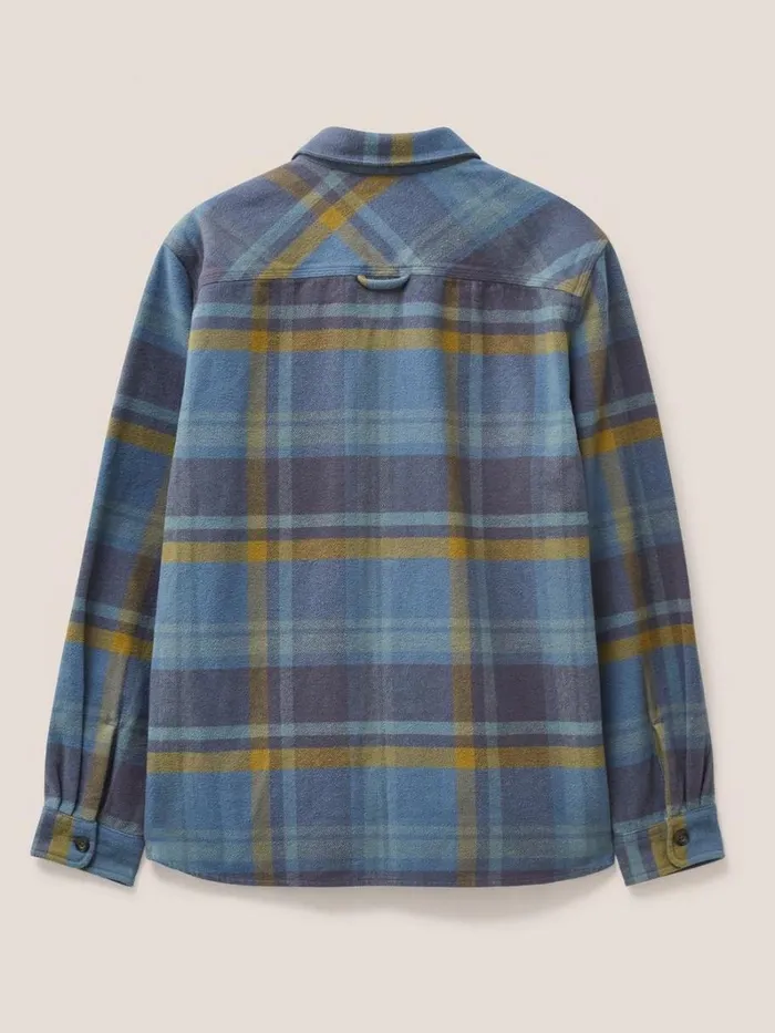 White Stuff SHIRTS Darwen Check Woven Overshirt Khaki Green 8211 Men White Stuff SHIRTS Darwen Check Woven Overshirt Khaki Green 8211 Men