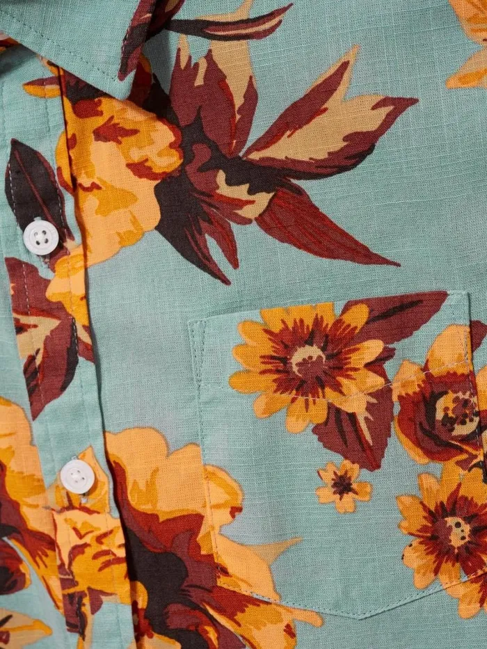 White Stuff SHIRTS Floral Printed Slim Fit Shirt Mint Green 8211 Men White Stuff SHIRTS Floral Printed Slim Fit Shirt Mint Green 8211 Men