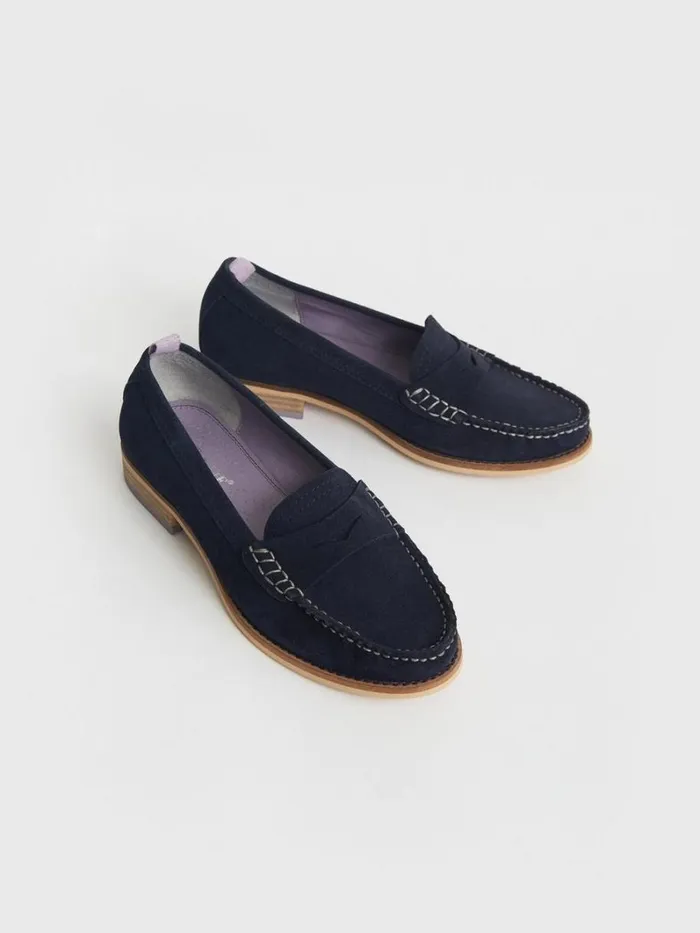 White Stuff SHOES Eden Loafer Dark Navy 8211 Women