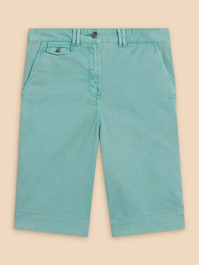White Stuff SHORTS Hayley Organic Cotton Shorts Mid Teal 8211 Women White Stuff SHORTS Hayley Organic Cotton Shorts Mid Teal 8211 Women