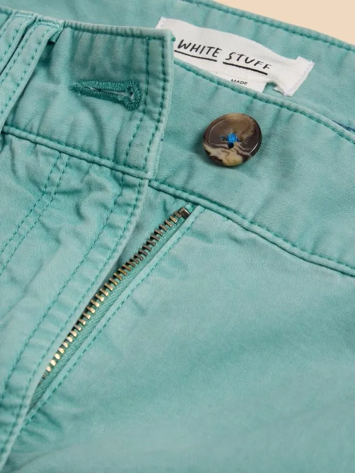 White Stuff SHORTS Hayley Organic Cotton Shorts Mid Teal 8211 Women White Stuff SHORTS Hayley Organic Cotton Shorts Mid Teal 8211 Women