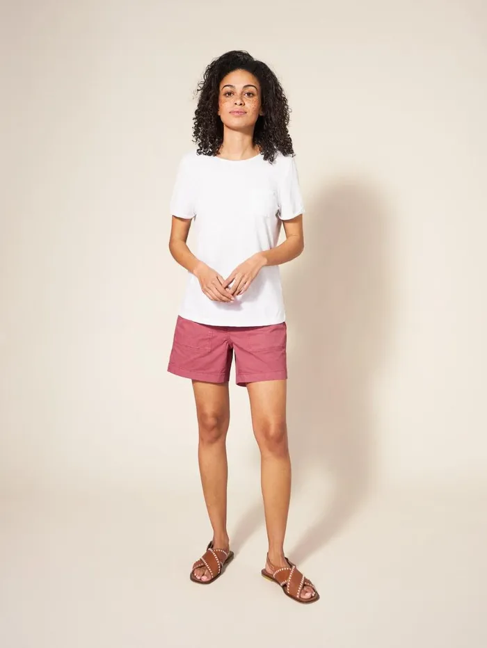 White Stuff SHORTS Tessa Chino Shorts Mid Pink 8211 Women