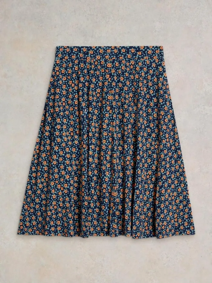 White Stuff SKIRTS Jade Jersey Skirt Navy Print 8211 Women White Stuff SKIRTS Jade Jersey Skirt Navy Print 8211 Women