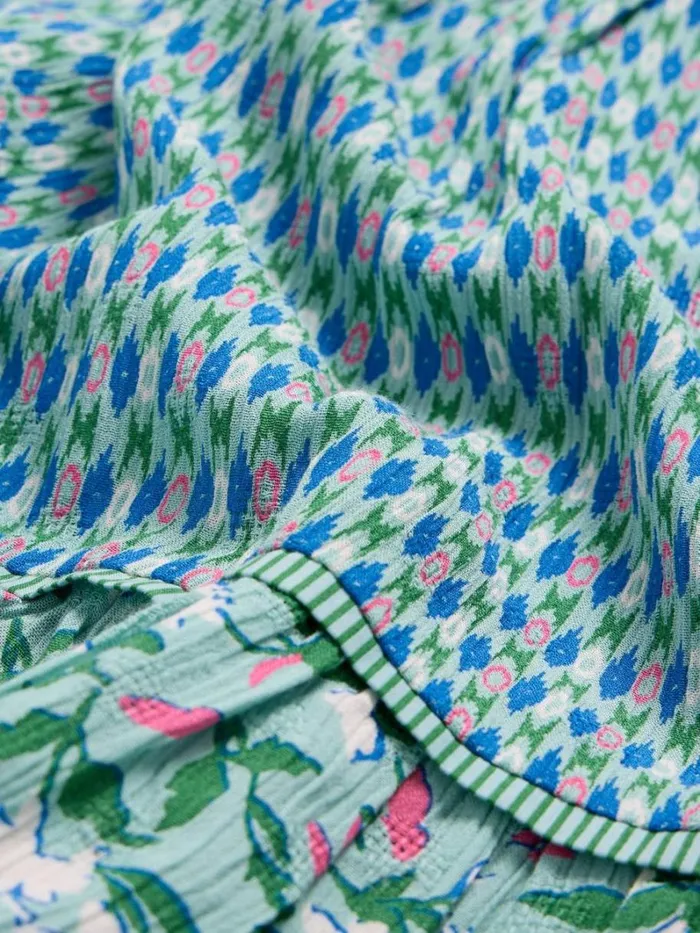 White Stuff SKIRTS Mabel Mixed Print Skirt Teal Print 8211 Women White Stuff SKIRTS Mabel Mixed Print Skirt Teal Print 8211 Women
