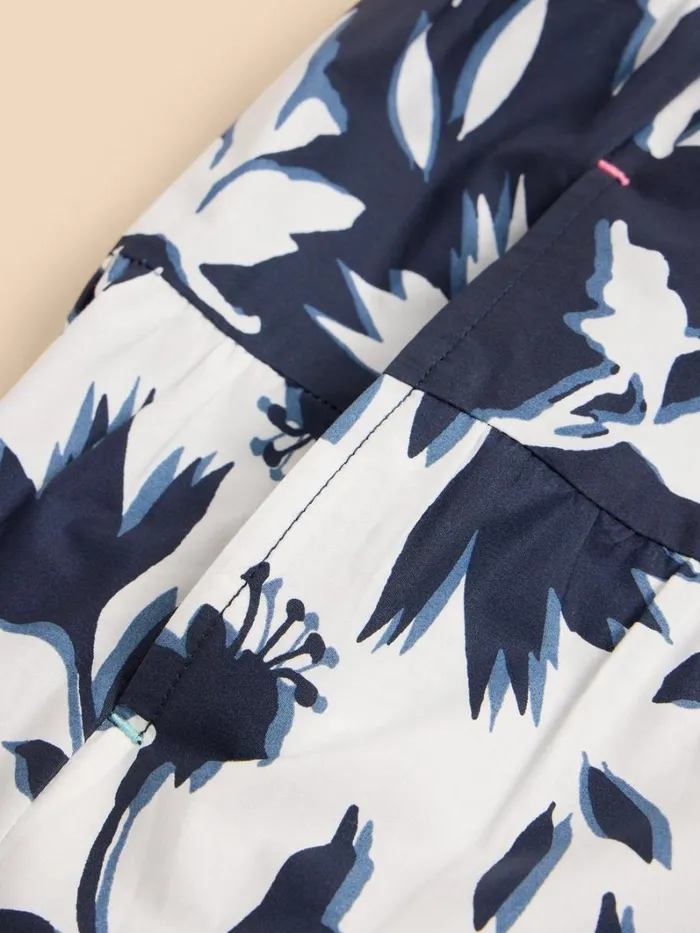 White Stuff SKIRTS Mayra Mixed Print Midi Skirt Navy Print 8211 Women White Stuff SKIRTS Mayra Mixed Print Midi Skirt Navy Print 8211 Women