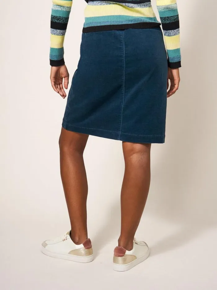 White Stuff SKIRTS Melody Organic Cord Skirt Dk Teal 8211 Women White Stuff SKIRTS Melody Organic Cord Skirt Dk Teal 8211 Women