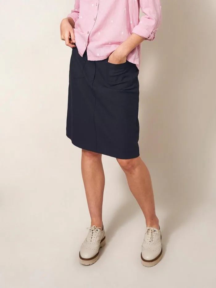 White Stuff SKIRTS Melody Stretch Skirt Pure Black 8211 Women